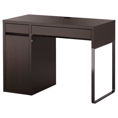 ikea desk with drawers black|black ikea micke desk.